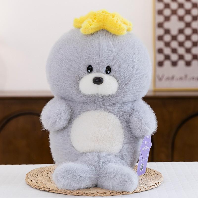 Плюшевая игрушка Морская жизнь с мягким коротким ворсом для детей и в подарок