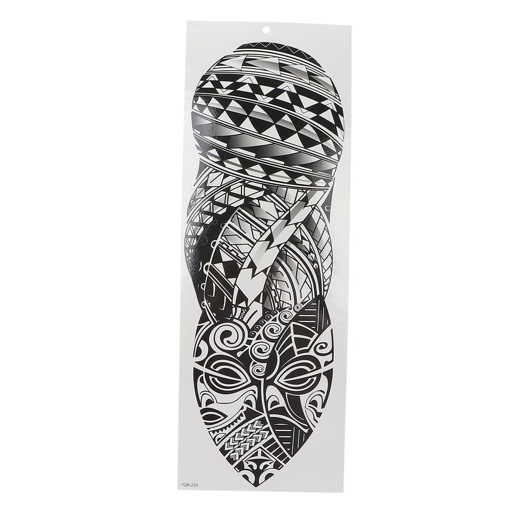 10 шт. Временные тату-наклейки с полным рукавом, большие, унисекс, водостойкие, тату-имитация на руку