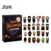 Festive Desktop Decoration Halloween Advent Calendar 2026, 24 Days Countdown with 2D Flat Family Fun Games Acrylic Mini Figures, Collectible Surprise
