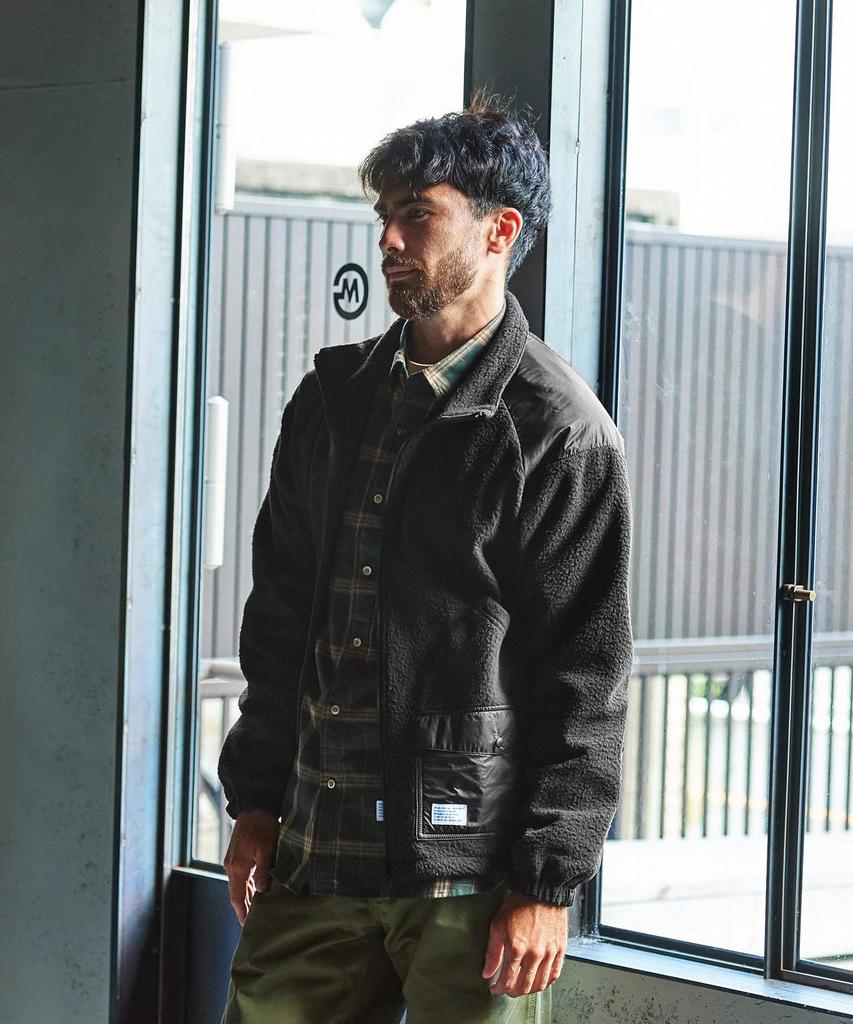 GORDON MILLER Куртка Karuishi Fleece Zip Up Blouson TORAY Высококачественный флис KARUISHI Размер L Черный 1626911 Мужская