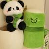 Мультяшная бамбуковая трубка сумка подвеска плюшевая мягкая кавайная подвеска в виде животного панда брелок сумка подвеска