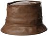 Sense of Grace FL Pork Pie Dark Faux Free Size Hat, Brown, Leather, Japan,