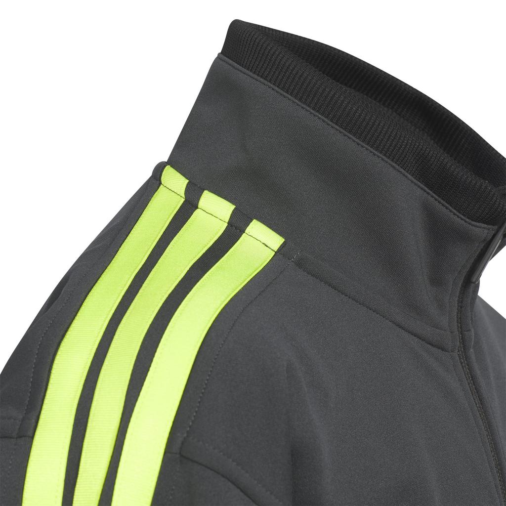 Adidas CB Track Slime Размер 130 Детский Обязательный Верх, Унисекс, KCE61, Карбон/Черный/Солнечный (JM4507),