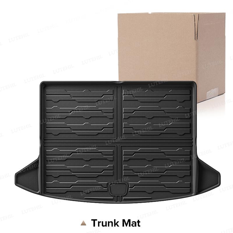 LUTEHIL For Chevrolet Blazer EV 2024 2025 All-Weather TPE Floor Mat Trunk Mat Carpet Automotive Interior Protector Accessories