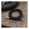2 Pieces Tire Gauge Hose Pump Inflator Air Tube for Mechanics, Garage 14inch Male Thread