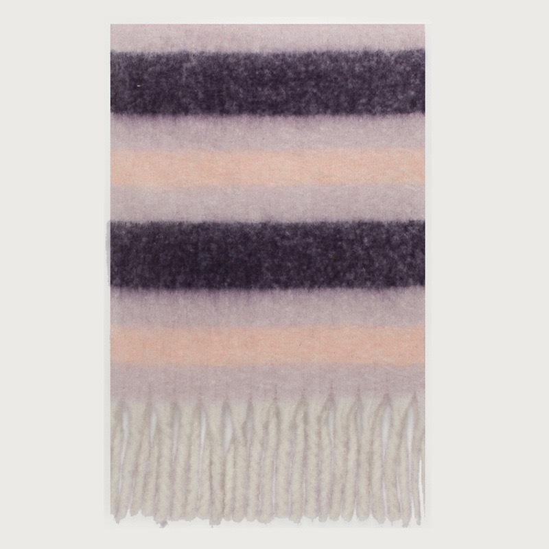 Tonglu Plaid Scarf New Imitation Cashmere Mohair Autumn and Winter Women's Warm Shawl