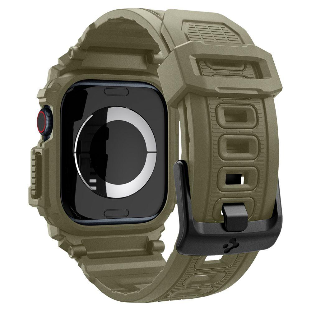 Spigen Rugged Armor Pro Strap for Apple Watch 10 (46MM) - Green