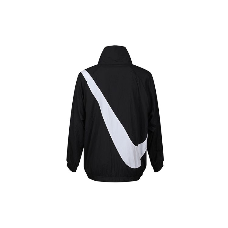 Nike Спортивная одежда Swoosh Woven Куртка с длинными рукавами для женщин Весенние куртки Черный DA0981-010