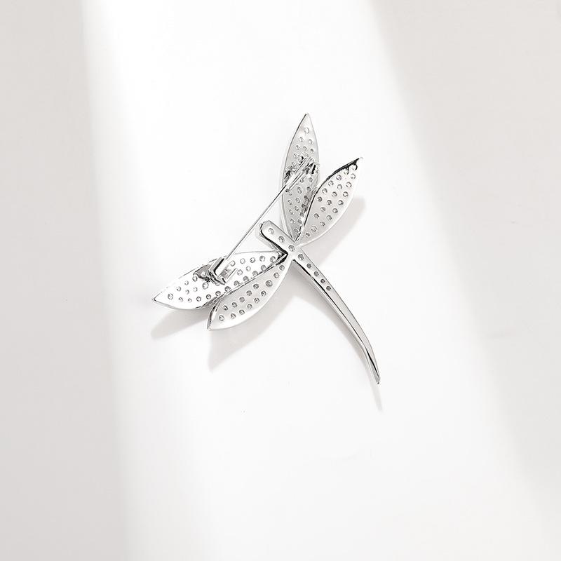 Высококачественная циркониевая брошь в виде стрекозы от наложницы Силян — элегантный аксессуар для костюма