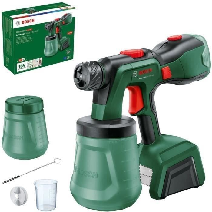 pistolet a peinture sans fil 18V BOSCH AdvancedSpray Gun 18V-500 sans batterie ni chargeur - 0603208200