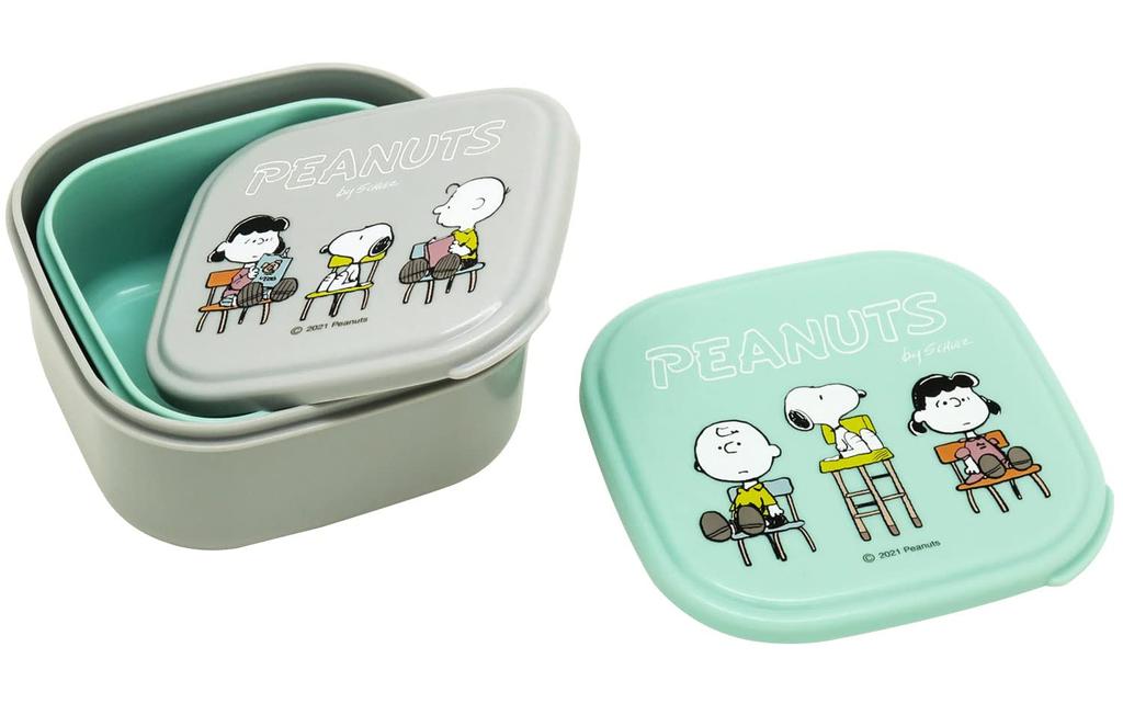 OSK Seal Container 2P Set Peanut 360ml/550ml SSP-22