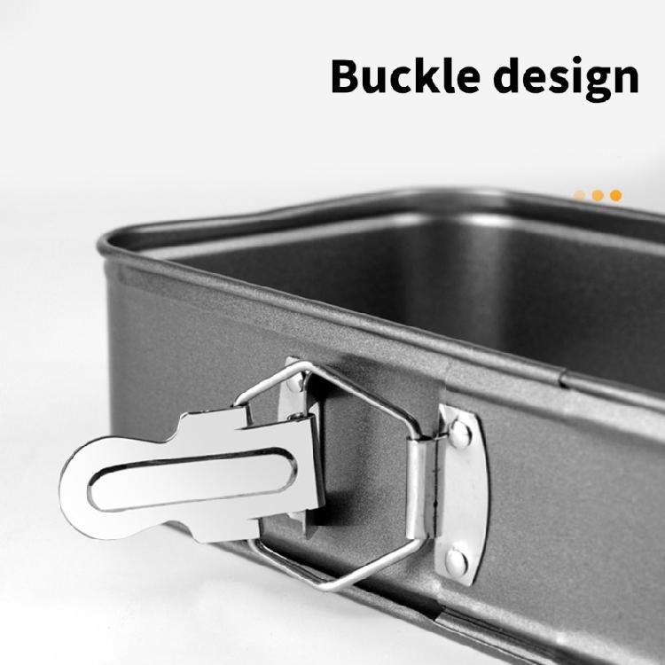 Прямоугольная форма для торта с легким извлечением, съемное дно, можно мыть в посудомоечной машине, для любителей выпечки и домашних кулинаров