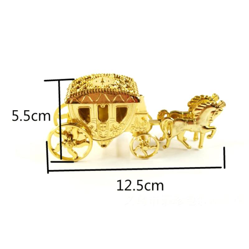 Креативная европейская королевская карета, изысканная коробка для хранения конфет, милый домашний вектор