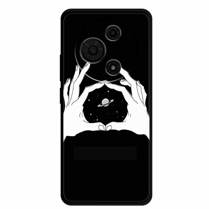 Для чехла TCL 605 6.7” Мультяшное Животное Ударопрочный Силиконовый Мягкий ТПУ Funda Для TCL 605 Задняя Крышка Защитная Nubia Coque Военный