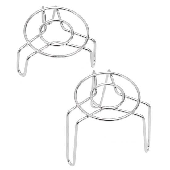 Mini Round Steamer Rack Stainless Steel Pot Trivet Small Steaming Pot Pan Cooking Stand for Cooking Baking Steaming