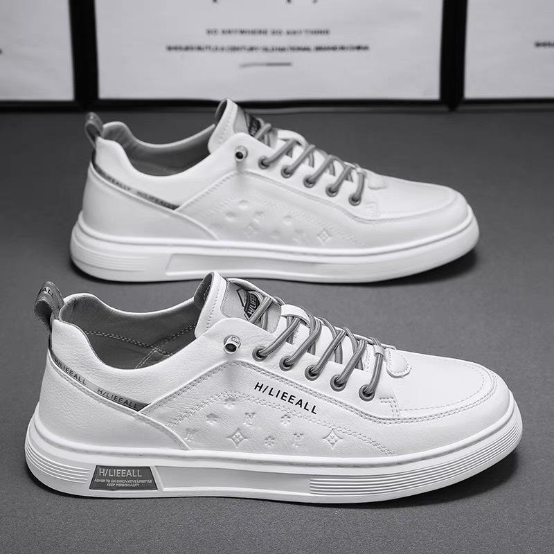 Summer Men's Shoes New Breathable Little White Shoes Men's Korean Version Trendy Versatile Flat-soled Sports Shoes Casual Board Shoes Trendy Shoes