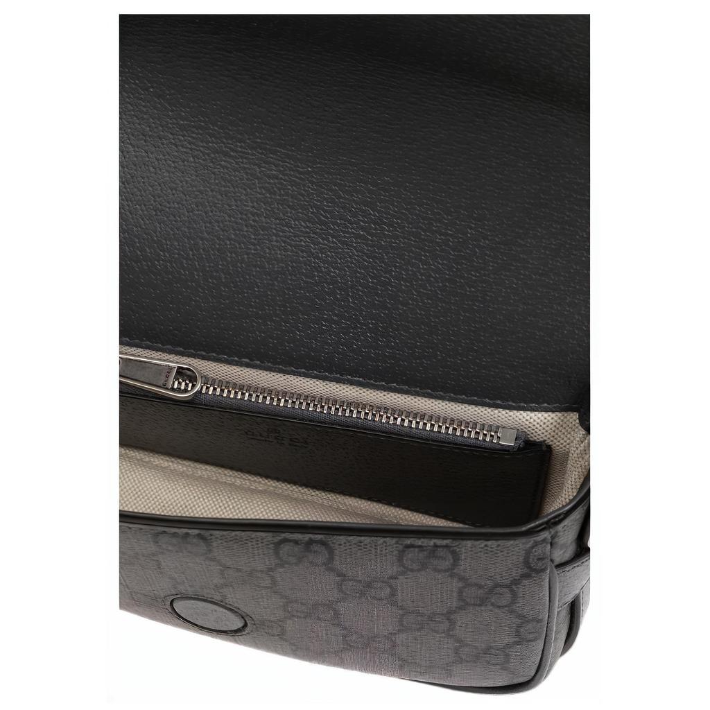 Gucci Сумка-мессенджер GG Supreme Canvas Серая 795466-2ZGMN-1244