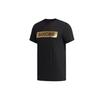 Ai Gfx Ss Foil Print Crew Neck T-Shirt Men Tops Black EH3814