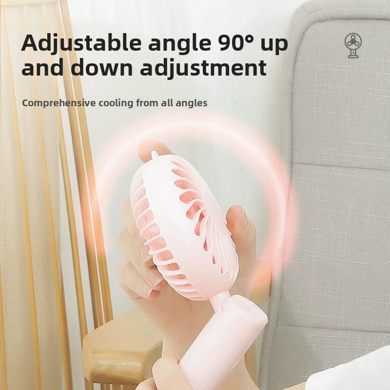 Ventilador de mano portátil plegable mini ventilador de escritorio recargable para verano oficina
