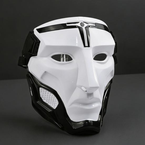 Маска Заключенного Отряда Пластиковая Маска для Косплея на Вечеринку Хэллоуина Реквизит для Ролевых Игр для Взрослых Детей Забавный Аксессуар к Костюму