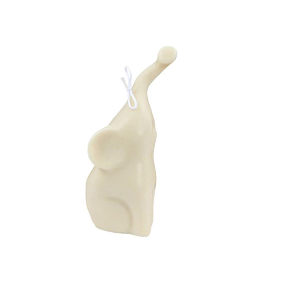 Силиконовая форма для свечи «Слон с длинным носом», животное, гипс, кристалл, капающая смола, декоративное украшение