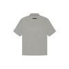Essentials SS21 Short Sleeve Polo Unisex Polo Shirts Dark-Heather-Oatmeal FOG-SS21-615
