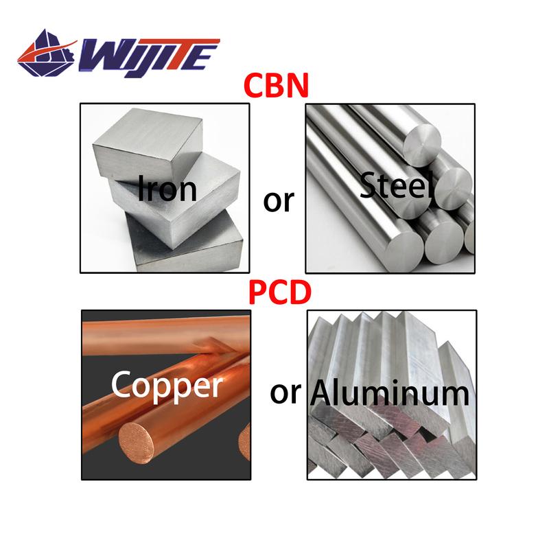 PCD VCMT VCGT VCGW VBMT VBGT VBGW CNC Tool Is Used for Aluminum, Copper and Carbon Fiber, Hard Steel Processing with CBN Tools