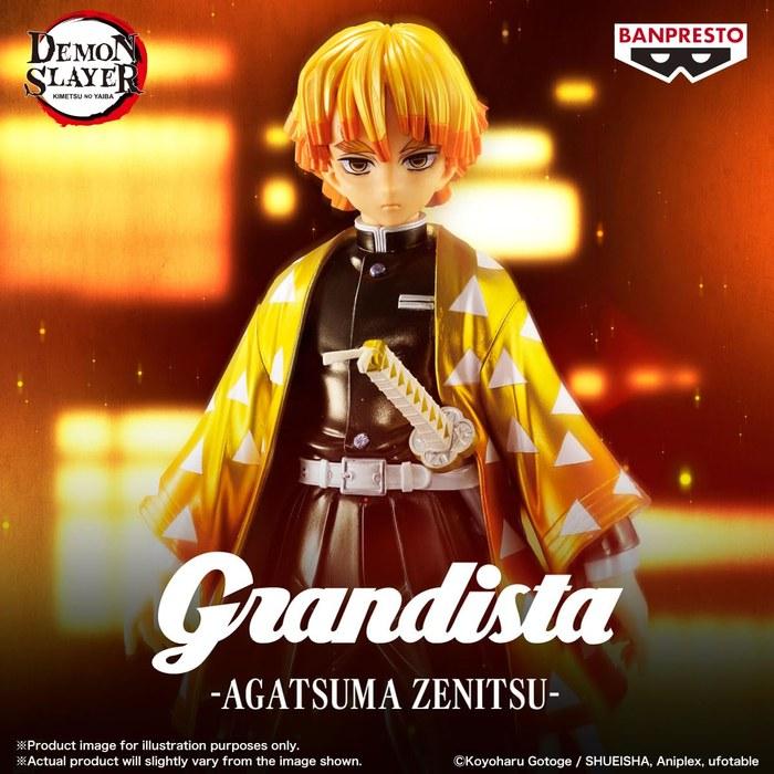 Banpresto Клинок, рассекающий демонов Дзэницу Агацума Другая версия. Фигурка Grandista Зеницу Агацума Другая Версия. (Вер. В)