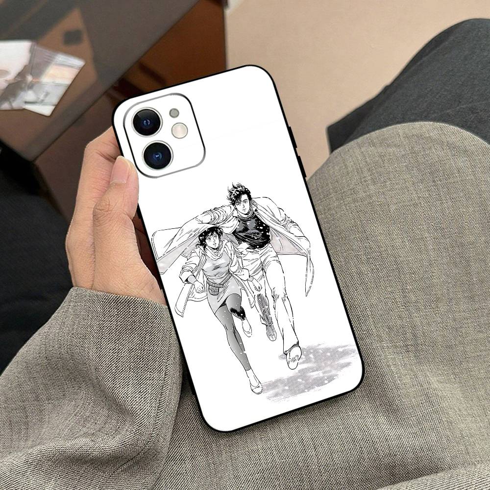 City Hunter Phone Case Black Phone Case For IPhone 17/16/15/13/14 Pro Max/ 11Plus/X/Xr/Xs Max 13mini