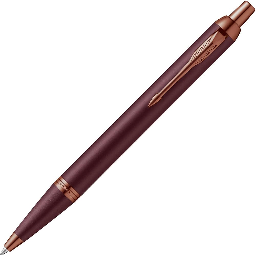 PARKER Parker Ballpoint Pen IM Monochrome Burgundy BGT Medium, Permanent Imported in Gift Box 219...