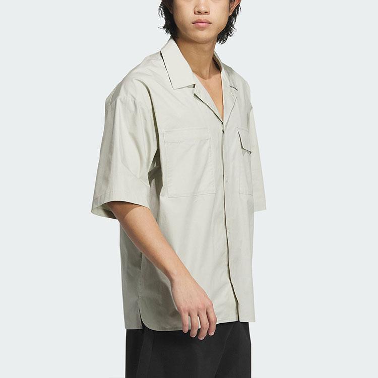 Adidas Рубашка с коротким рукавом с графическим рисунком и мужскими топами с аниме-принтом светло-серая JN4513