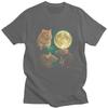 Three Mice Moon T Shirt for Unisex 100 Cotton Tshirt Fashion Sumer Style Short Sleeve Tee Shirt Loose Fit