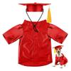 2025 Dog Graduation Costume Set Pet Graduation Cap with Tassel And Washable Gown Set for Dogs Cats Holiday Halloween Party Accessory