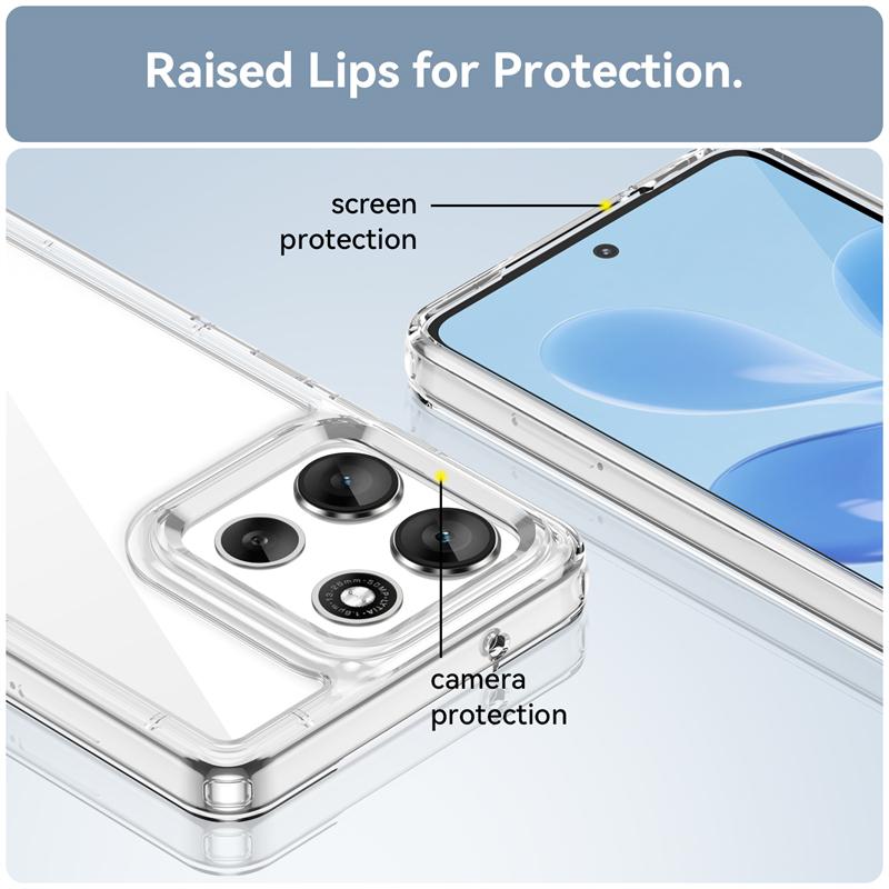 Transparent Case For Motorola Moto G86 Case Anti-knock Silicone Colorful Back Cover Moto G86 Case Cover For Moto G86 G100 Pro