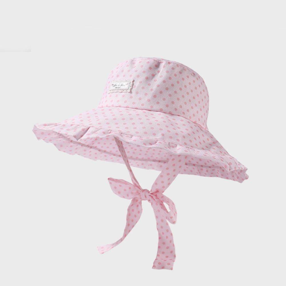 Ribbon Summer Sun Hat Lace Sunshade Hat Portable Women Fisherman Hat Ladies