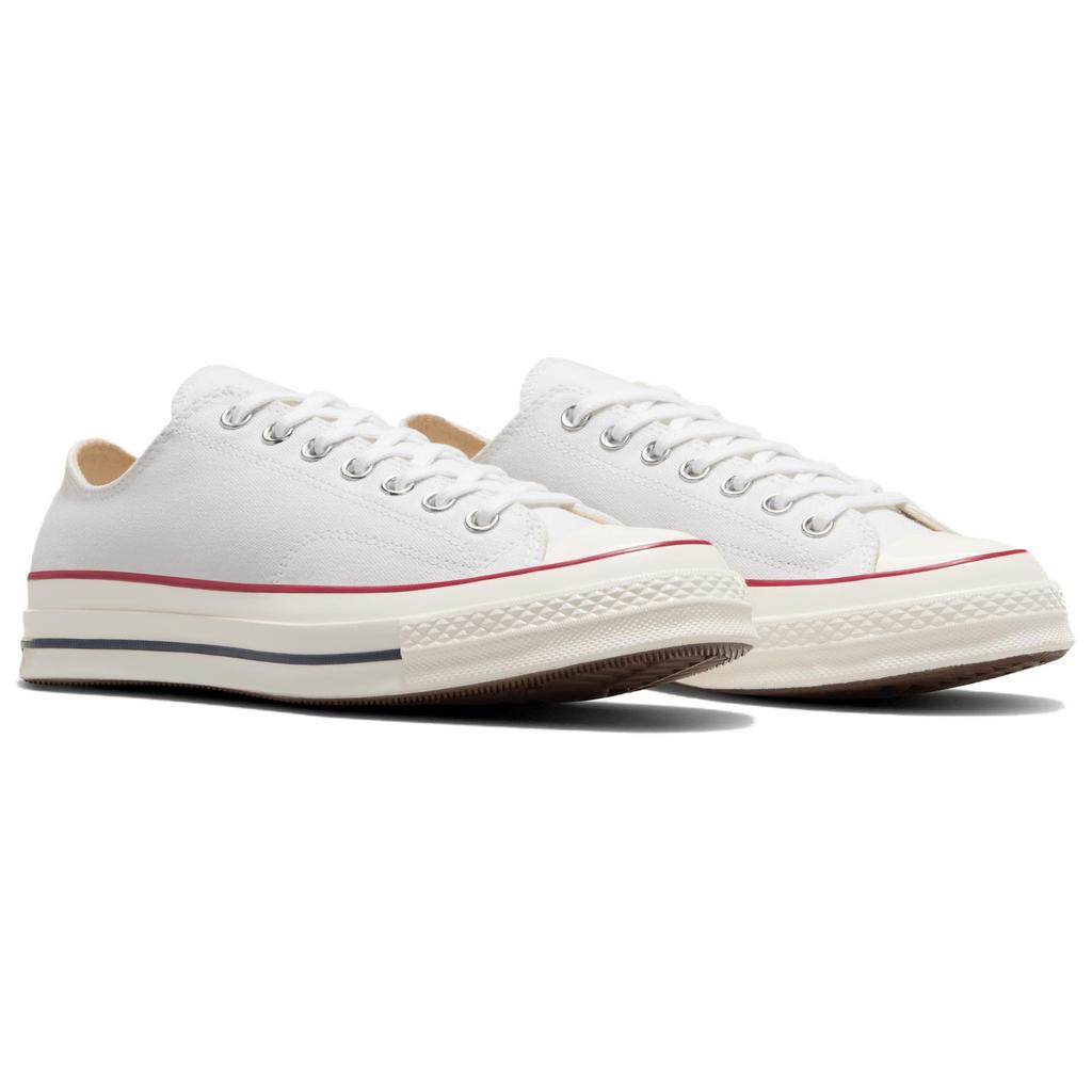 Converse Chuck 70 Canvas Удобные Универсальные Низкие Кеды Кеды Унисекс Белые A09557C