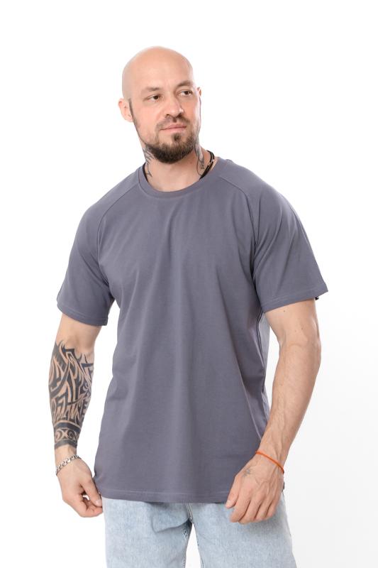 Men's Raglan T-Shirt – Large Size, Solid Color, Summer 8011-001 HC