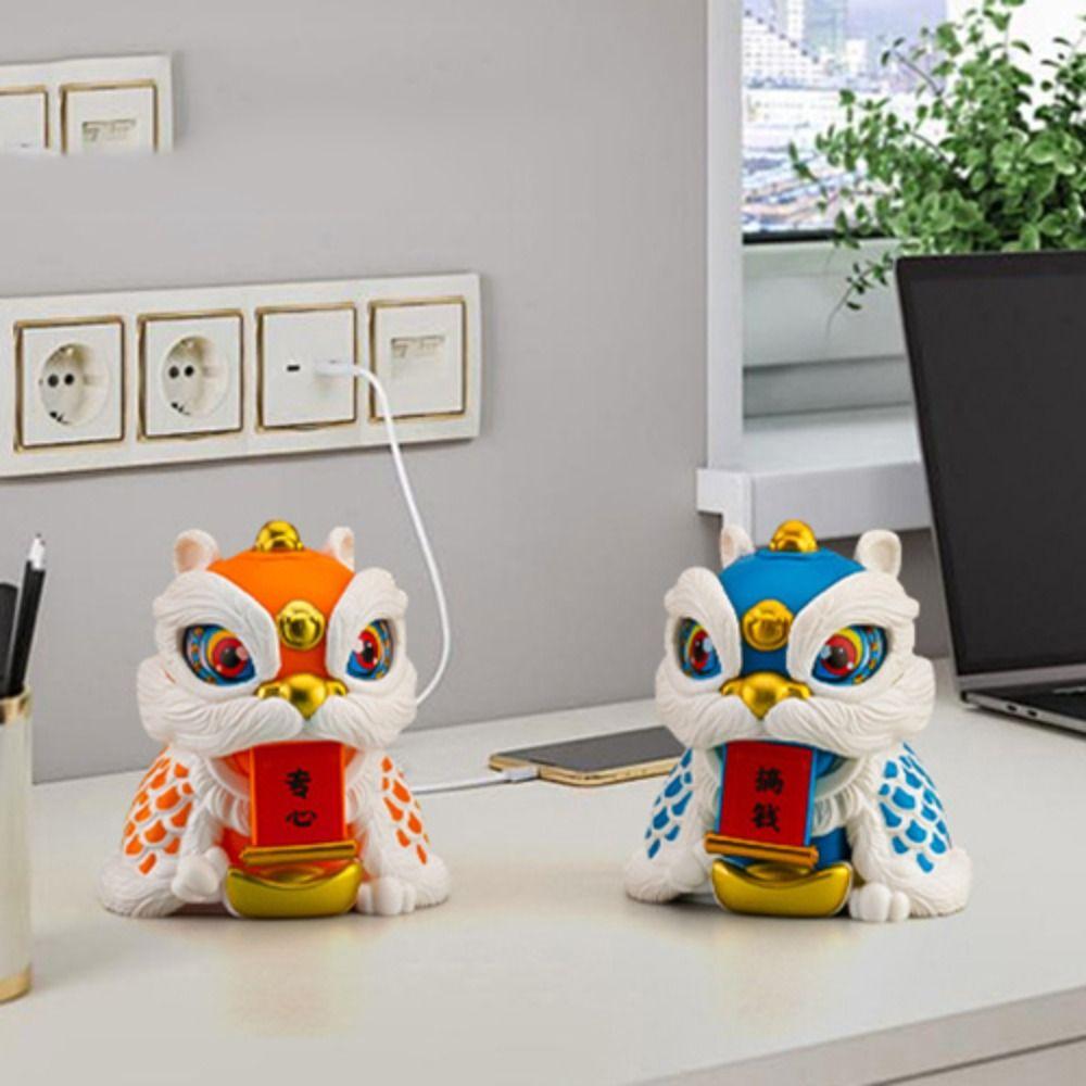 Attracting Wealth Dragon Dance Lion Toys With Rope New Year Toys Kid Girl Boy