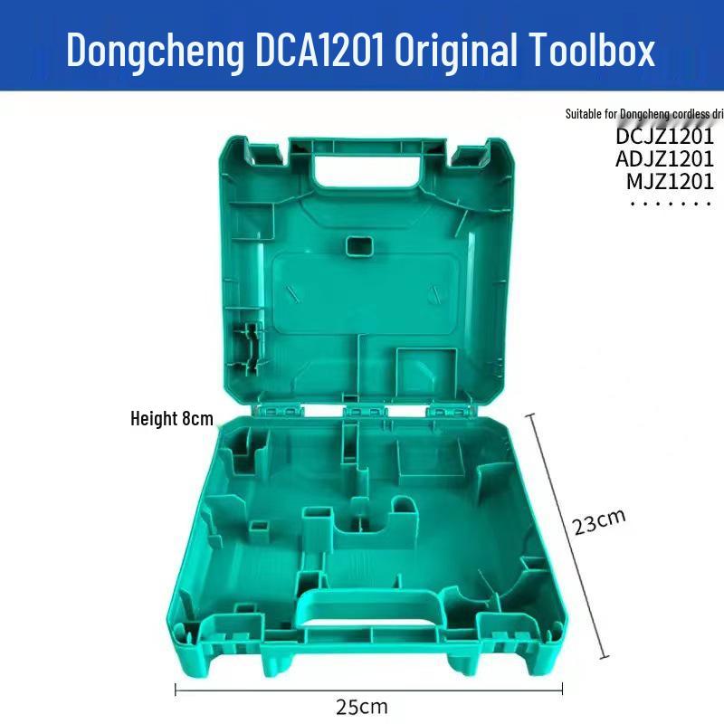 Аккумуляторная ручная дрель Dongcheng с зарядным устройством и аксессуарами