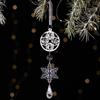Fake Ice Christmas Tree Decorations Transparent Snowflakes Pendants  Christmas Gift