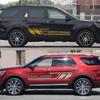 Для Ford Explorer 2 шт. гоночный автомобиль стильные боковые наклейки на дверь авто виниловая пленка наклейка тюнинг