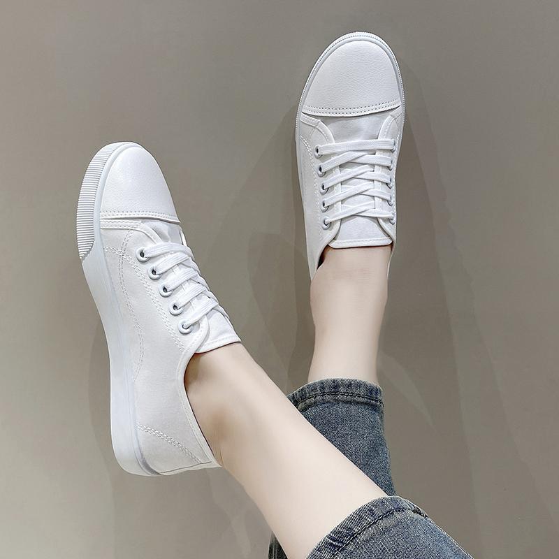 Модные милые легкие черные и белые парусиновые туфли для студентов, школьниц, повседневные удобные туфли для женщин Sapatos Femininas