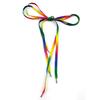 1 Pair Rainbow Color Flat Shoelace Canvas Athletic Casual Shoes Laces String