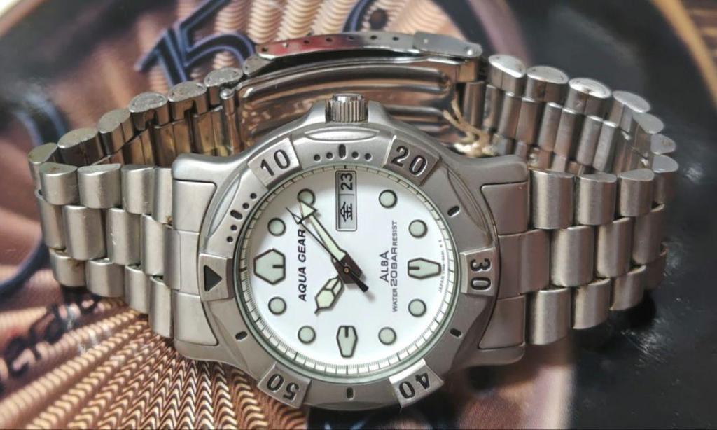 [USED] Seiko ALBA Diver Aqua Gear 200M Working Quartz