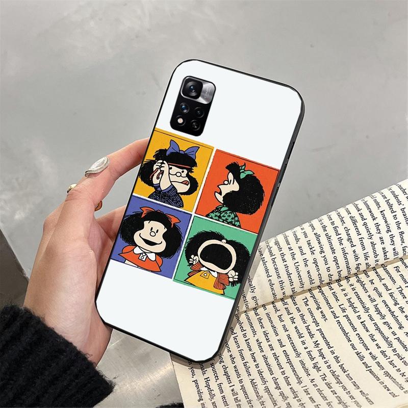 Чехол для телефона для Xiaomi Poco C71 15T 14T Pro Redmi note 15 14 14 13 Pro Redmi A5 15C 13C Мафальда