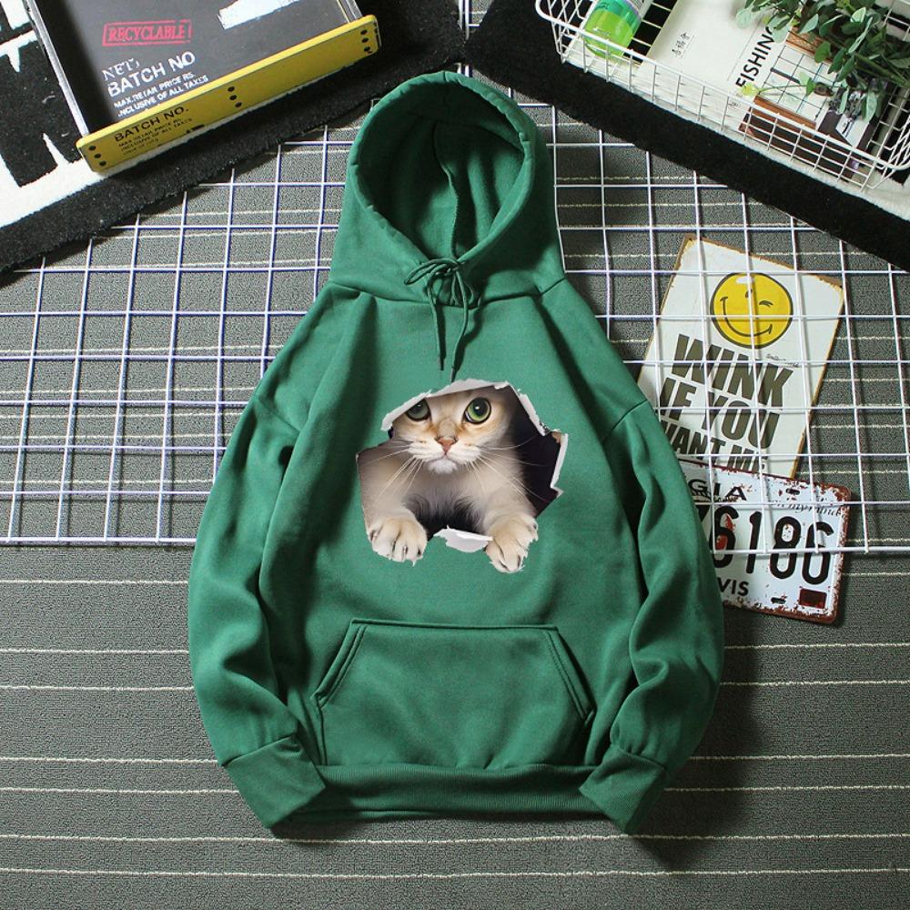 2025 осень и зима печатный худи американская печатная повседневная универсальная бархатная утолщенная трендовая куртка