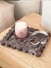 Light Luxury Style Natural Marble Art  Storage Tray Creative Home Living Room Tabletop Decoration SauCer Jewelry Storage Dish