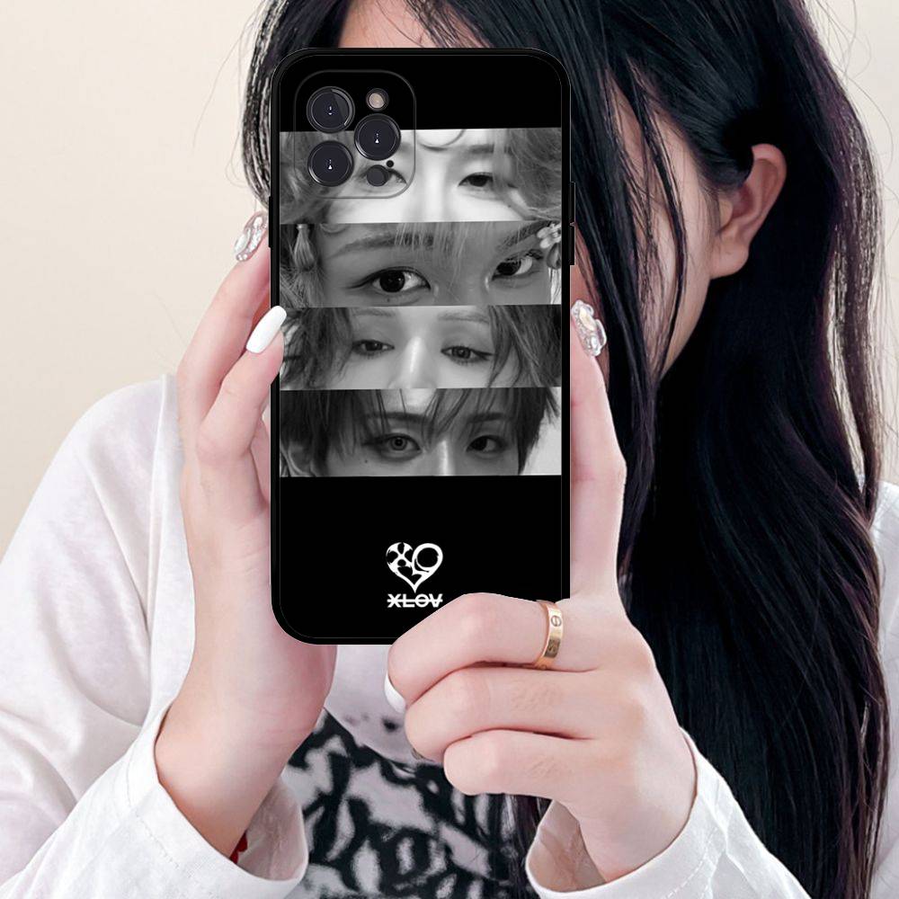 Popular Logo X-XLOV Phone Case For IPhone 16 Pro Max 15 17 Plus 14 13 12 Mini 11 Black Cover