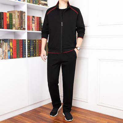 Спортивный костюм для мужчин среднего возраста и пожилых людей, весна и осень, новая повседневная одежда для пап среднего возраста, спортивная одежда для мужчин
