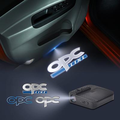 Логотип OPC LINE Беспроводной Проектор Приветствия на Дверь Автомобиля Светодиодные Приветственные Огни Для Antara Mokka Zafira Astra Corsa Meriva Vectra